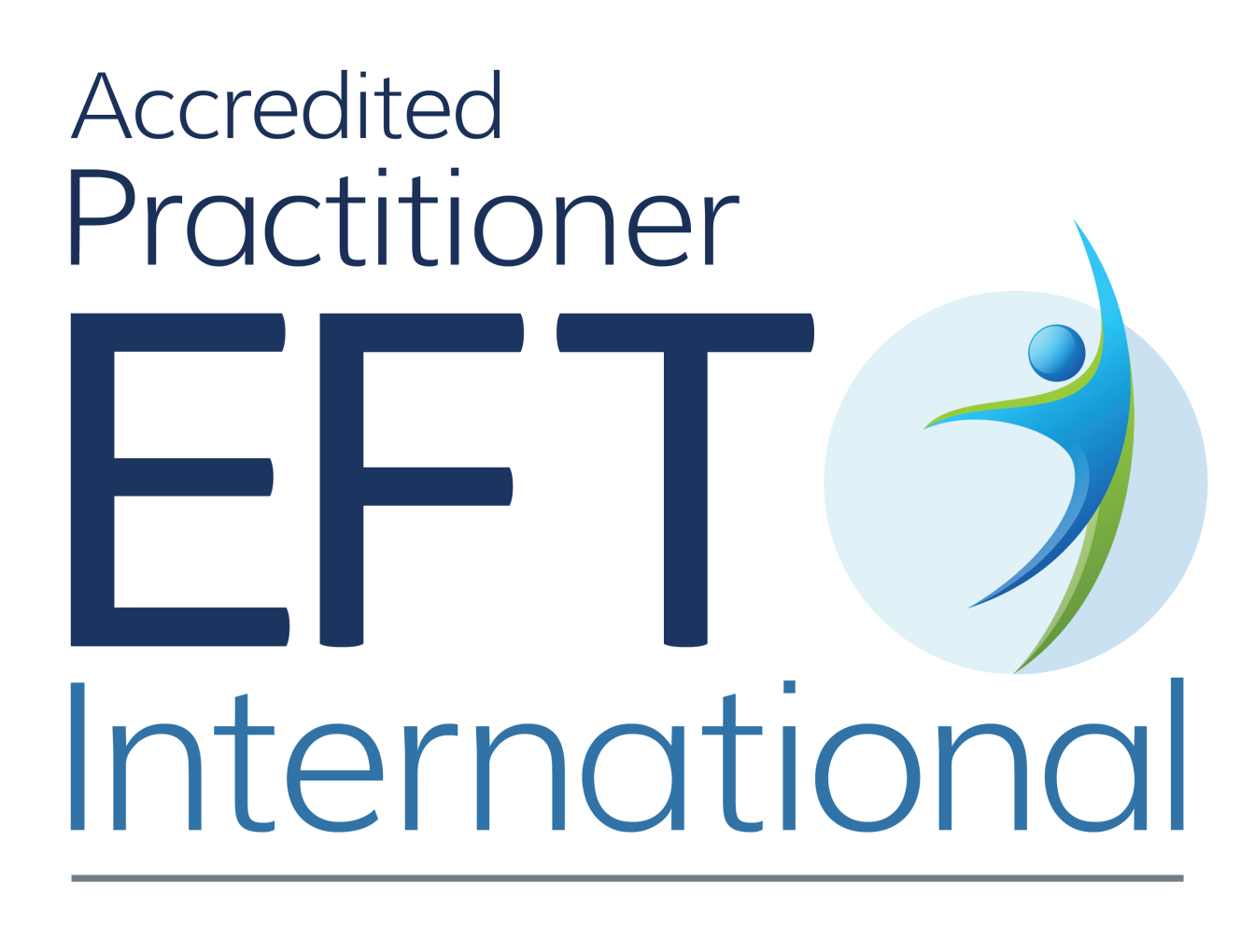 A logo for Emotional Freedom Technique (EFT), emphasizing its focus on well-being and emotional health.